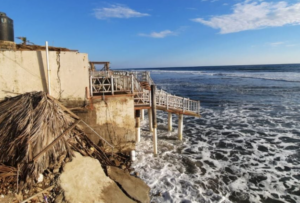 Mar de fondo causó afectaciones en al menos cuatro municipios de la costa de Chiapas